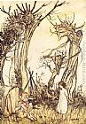 Mother Goose Man in the Wilderness by Arthur Rackham